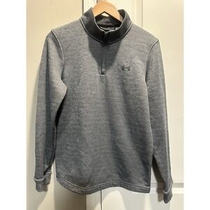 Under Armour Men's Gray Sweater Quarter Zip Small